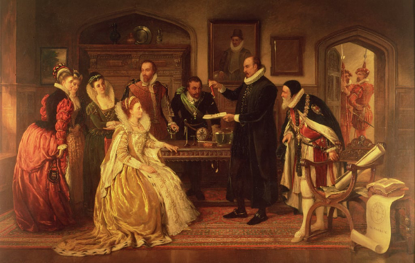 English Physician Wiliam Gilbert showing magnetisme to Queen Elisabeth I English Physician Wiliam Gilbert showing magnetisme to Queen Elisabeth I